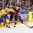 COLOGNE, GERMANY - MAY 11: Sweden's Carl Klingberg #48 and Latvia's Uvis Balinskis #26 battle during preliminary round action at the 2017 IIHF Ice Hockey World Championship. (Photo by Andre Ringuette/HHOF-IIHF Images)

